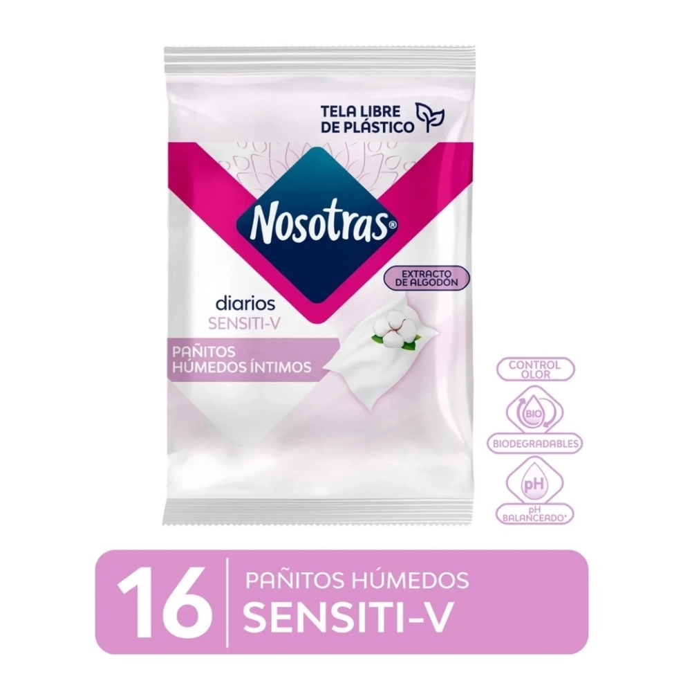 Sensiti-V Intimate Wipes - 16 Wipes